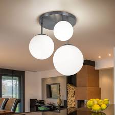 Glass Ball Ceiling Lamp Remote Control