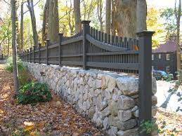 Backyard Fences Stone Fence