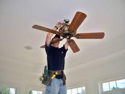 ceiling fan install normal height