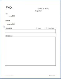 Free Fax Cover Sheets Fax Cover Sheet Examples