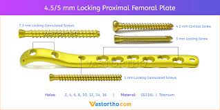 4 5 5 mm locking proximal fem plate