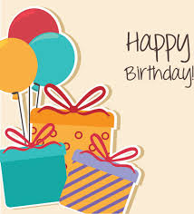 Cartoon Style Happy Birthday Greeting Card Template Free
