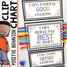 Clip Chart Behavior System By Love Believe Teach With Jo