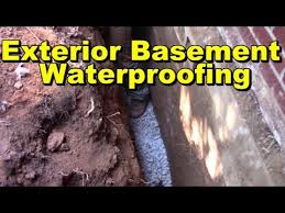 basement waterproofing exterior how to
