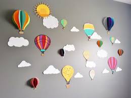 Hot Air Balloon Decorations Wall Art
