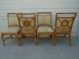 Shop at ebay.com and enjoy fast & free shipping on many items! 4 Chairs Bamboo Target Mcguire Style Rattan Hollywood Regency Dining Palm Beach Ebay