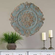 Stratton Home Decor Blue Metal European