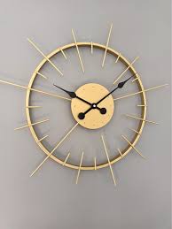 Metal Large Minimalist Wall Clock