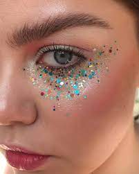 new year s eve glitter confetti makeup