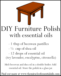 homemade furniture polish with