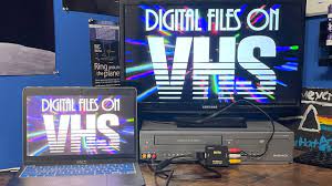 how to put digital files on a vhs tape