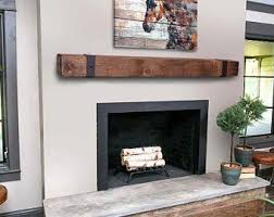 faux beam mantels and corbels