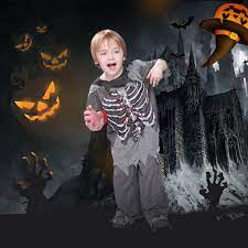 Trang phục Halloween hình bộ xương cho bé