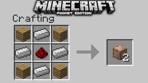 new crafting recipes in minecraft pe