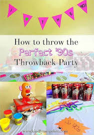 throw the perfect 90s throwback party