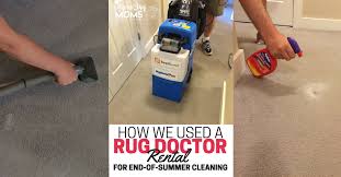 how we used a rug doctor al for end