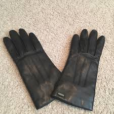 Coach Leather Gloves Nwt