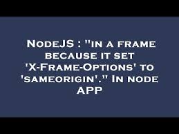 sameorigin in node app
