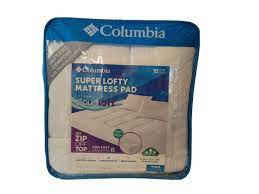 columbia 360 zip off mattress pad