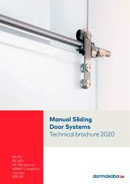 Manual Sliding Door Systems Dormakaba
