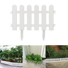 Plastic Garden Fencing Fence Decor