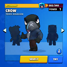 All characters list by rarity. Pushed Crow To 300 Trophies Rank 15 200 More Trophies Rank 20 To Go Brawlstars