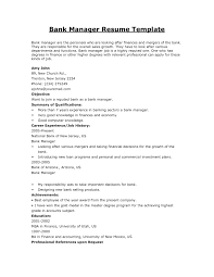 Tips for creating a great credit. Sample Resume For Banking Job