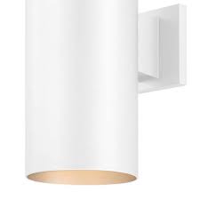 Volume Lighting V9226 Single Light 12 Tall Led Outdoor Wall Sconce White