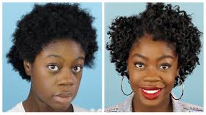 Learn how to style short black hair using black castor oil or jbco collection in this video. The Perfect Flat Twist Out Short Shrunken 4c Hair Youtube