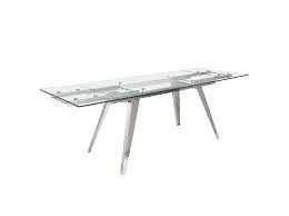 Extendible Dining Table With Tempered