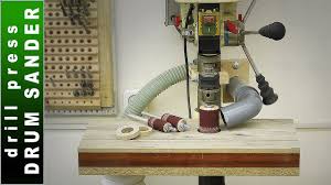 making a drill press drum sander with