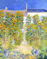 Garden At Vetheuil By Claude Monet