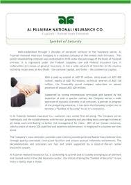 Make your searches 10x faster and better. Download Profile Pdf Al Fujairah National Insurance Co