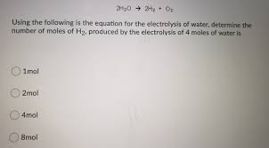 Solved 2h20 2h2 O2 Using The