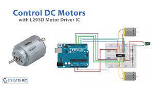 control dc motors with l293d motor driver