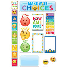 Emoji Fun Behavior Clip Chart Mini Bulletin Board Science