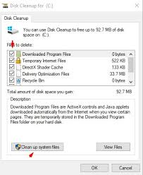 The larger an arc, the more disk space it takes sure it's a bit of a cop out, but hard drive space really is cheap, and rather than spend too much time obsessing over every little file on your computer, you. Disk Cleanup Actually Improves Pc Performance Bynarycodes