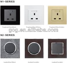 The adorne wave switch features innovative technology combined with sleek, contemporary design. Designer Wall Electric Plug Sockets 15ax Light Switches In Modern Stylish Golden View Wall Power Socket Gog Product Details From Zhejiang Geno Electrical Co Ltd On Alibaba Com