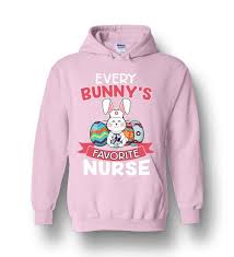 Every Bunnys Favorite Nurse Men Women Easter Heavy Blend Hoodie