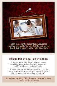 idiom hit the nail on the head