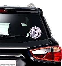 Design Your Own Personalized Monogram Car Decal
