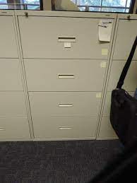 hon 36 w 4 drawer locking lateral file