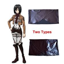 Anime Attack On Titan 3 Mikasa Levi Ackerman Leather Skirt Cosplay Costume  Unisex Scout Regiment Battle Uniform Pu Cloth Skirts - Cosplay Costumes -  AliExpress