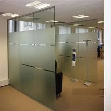 Clear Glass Wall Partition For Office