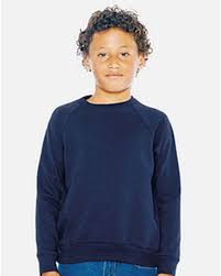 American Apparel Rsa5254w Youth California Raglan Sweatshirt