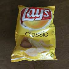 calories in lay s clic potato chips