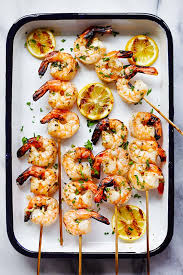 shrimp kebab with garlic er
