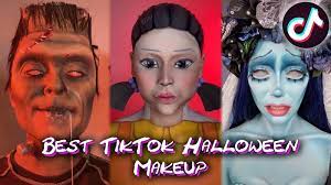 viral tiktok halloween makeup videos