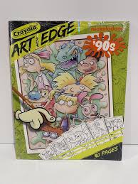 crayola art with edge coloring pages