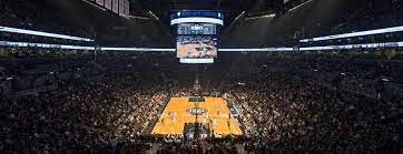 Hanging out and chatting with people about things like sports and basketball. Brooklyn Nets Barclays Center